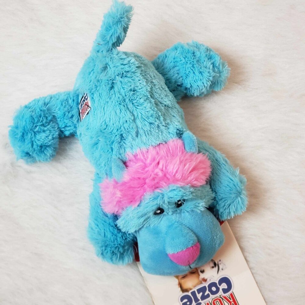 3 Dog Toys - KONG COZIE Plush Rabbit & Lion + ZIPPY PAWS Monkey & Banana Burrow - Picture 6 of 16